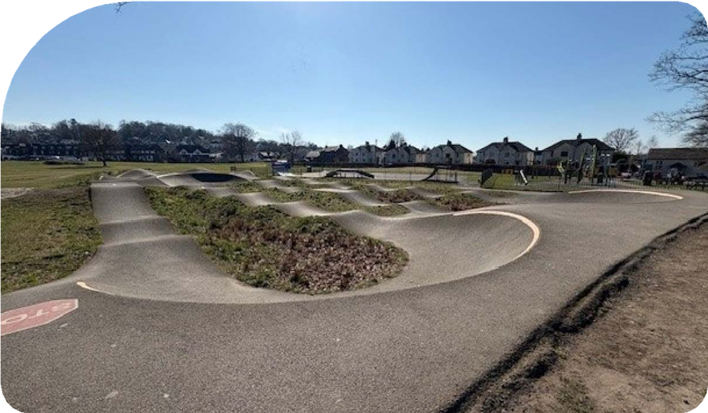 A pump track