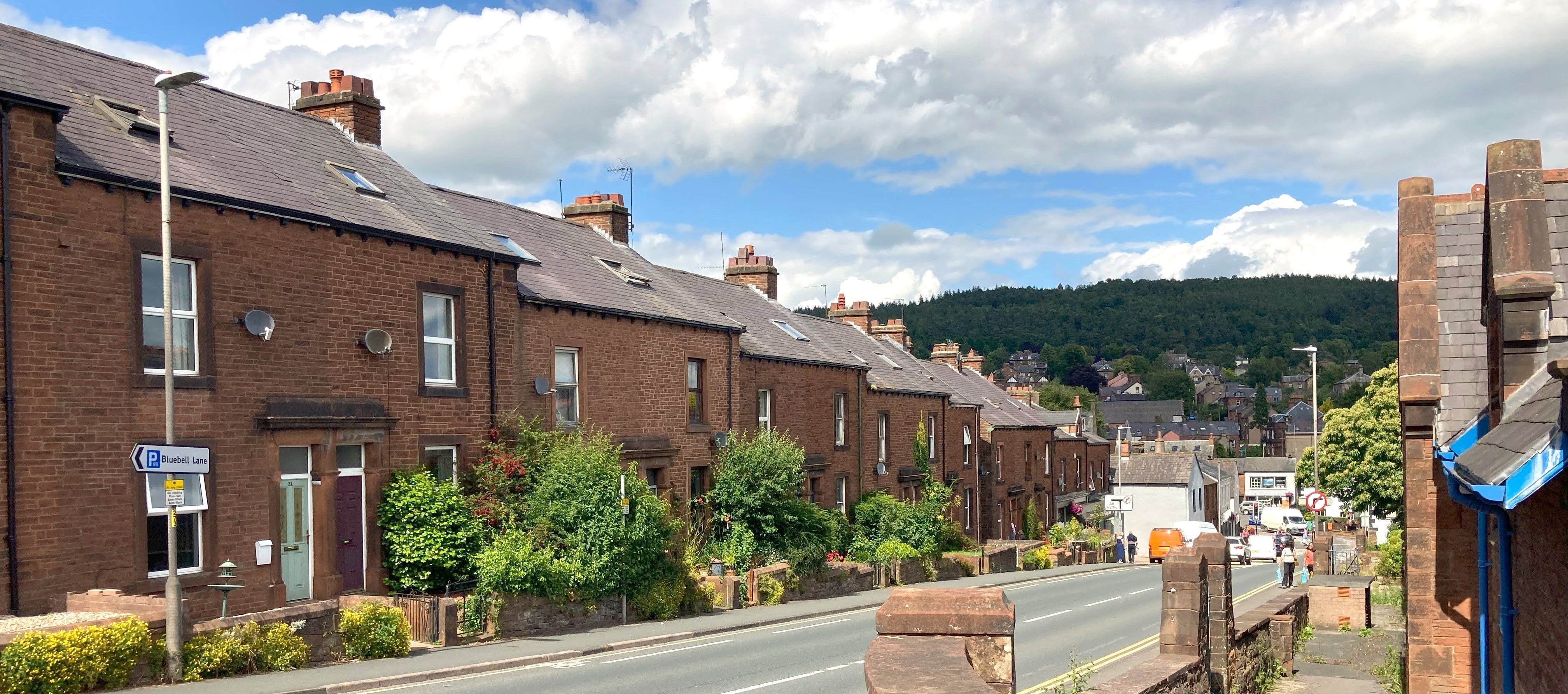 Penrith Conservation Area - view from Brunswick Road